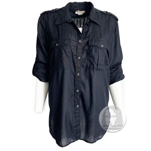 Denim & Supply Shirt Ralph Lauren Expedition Cotton Black Size XL/TG EUC